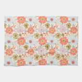 Boho Geïnspireerd Bloemen Patroon Keuken Handdoek (Horizontaal)
