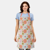 Boho Geïnspireerd Bloemenpatroon Schort (Gedragen)