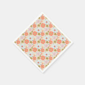 Boho Geïnspireerd Bloemenpatroon Servetten (Hoek)