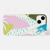 Boho Geïnspireerd Dotted Abstracte Telefoonhoes iPhone Hoesje (Achterkant horizontaal)