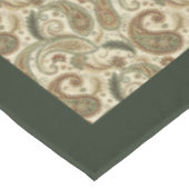 Boho-geïnspireerd tafelkleed in aardse Paisley-pri (Gekanteld)