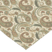 Boho-geïnspireerde aardse Paisley Patronen Pastel  Lange Tafelloper (Hoek)