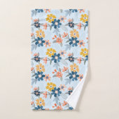 Boho geïnspireerde bloem patroon badhanddoek set bad handdoek (Handdoek)