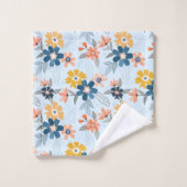 Boho geïnspireerde bloem patroon badhanddoek set bad handdoek (Wasdoekje)