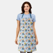 Boho geïnspireerde Flower Pattern Schort (Gedragen)