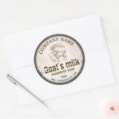 Boho Geitenmelk Zeep Label | Waterverf Rustiek (Envelop)