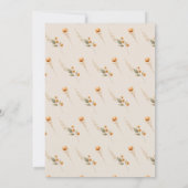 Boho gele ballon zwangerschap aankondiging (Achterkant)