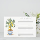 Boho gele citroen boom advies voor paar (Staand voorkant)