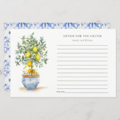 Boho gele citroen boom advies voor paar (Voorkant / Achterkant)