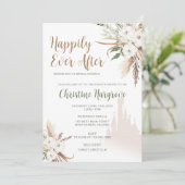 Boho gelukkig ooit na Vrijgezellenfeest Kaart (Staand voorkant)