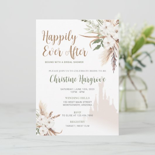 Boho gelukkig ooit na Vrijgezellenfeest Kaart (Staand voorkant)