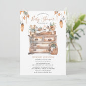 Boho Gender Neutral Baby shower Kaart (Staand voorkant)