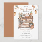 Boho Gender Neutral Baby shower Kaart (Voorkant / Achterkant)
