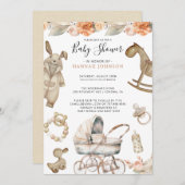 Boho Gender Neutral Baby shower Kaart (Voorkant / Achterkant)