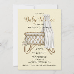 Boho Gender Nursery Baby shower Kaart