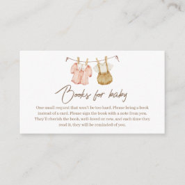 Boho Gender onthult kledingboeken voor Baby Informatiekaartje