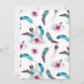 Boho Gender Vrije Uitnodiging (Achterkant)