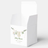 Boho Genderneutraal Baby Rustieke Douche Bedankdoosjes (Geopend)