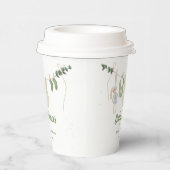 Boho Genderneutraal Baby Rustieke Douche Papieren Bekers (Rechts)