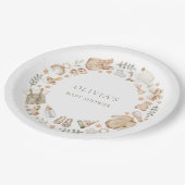 Boho Genderneutraal  Babykleding Douche Papieren Bordje (Gekanteld)