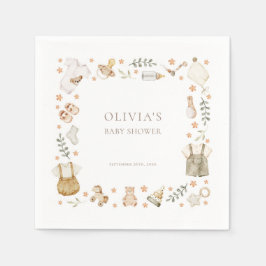 Boho Genderneutraal  Babykleding Douche Servet