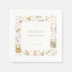 Boho Genderneutraal  Babykleding Douche Servet