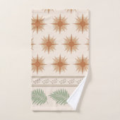 Boho Geo Botanische Handdoekenset Bad Handdoek (Handdoek)