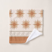 Boho Geo Botanische Handdoekset Bad Handdoek (Wasdoekje)