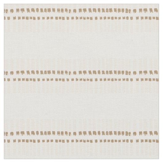 Boho geo simpele lijnen beige wit rustiek stof (Close Up)