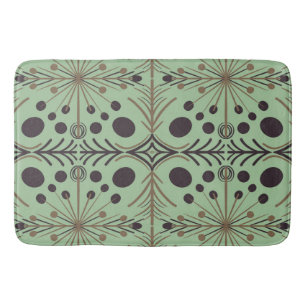 Boho Geometric Arrow Mint Pattern Badmat