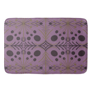 Boho Geometric Arrow Paars Pattern Badmat