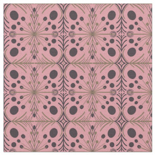 Boho Geometric Arrow roze patroon Stof