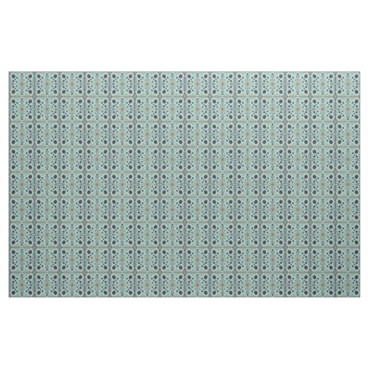 Boho Geometric Arrow Turquoise Pattern Stof (Fat Quarter)
