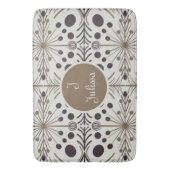 Boho Geometric Arrow White Aangepast Badmat (Voorkant Verticaal)