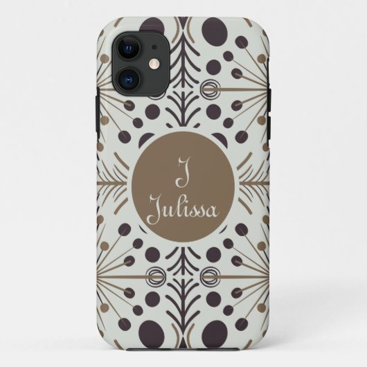 Boho Geometric Arrow White Aangepast Case-Mate iPhone Case (Achterkant)