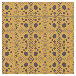 Boho Geometric Arrow Yellow Pattern Stof