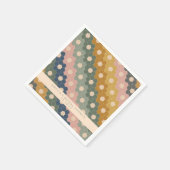 Boho Geometric Blue Green Custom Vrijgezellenfeest Servet (Hoek)