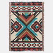 Boho Geometric Deken (Voorkant Verticaal)