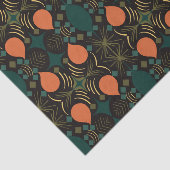 Boho Geometric Diamond Black Pattern Tissuepapier (Detail)