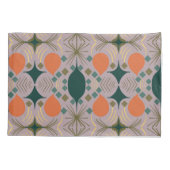 Boho Geometric Diamond Paars Kussensloop (Achterkant)