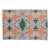 Boho Geometric Diamond Paars Kussensloop (Voorkant)