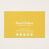 Boho Geometric Earring Ketting Jewelry Display Visitekaartje (Achterkant)