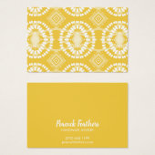 Boho Geometric Earring Ketting Jewelry Display Visitekaartje (Voorkant /achterkant)