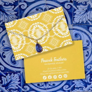 Boho Geometric Earring Ketting Jewelry Display Visitekaartje