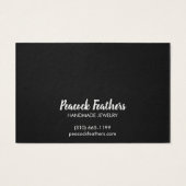 Boho Geometric Earring Ketting Jewelry Display Visitekaartje (Achterkant)