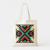 Boho Geometric Tote Bag (Achterkant)
