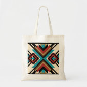 Boho Geometric Tote Bag (Voorkant)