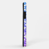 Boho Geometric Waterverf Pattern Blue Paars Case-Mate iPhone Case (Achterkant/rechts)