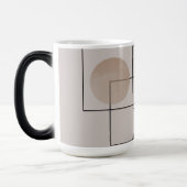 Boho Geometrie Morphing 15 oz Magische Mok (Links)