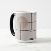 Boho Geometrie Morphing 15 oz Magische Mok (Voorkant links)